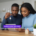 UK landlord reviewing property income allowance paperwork